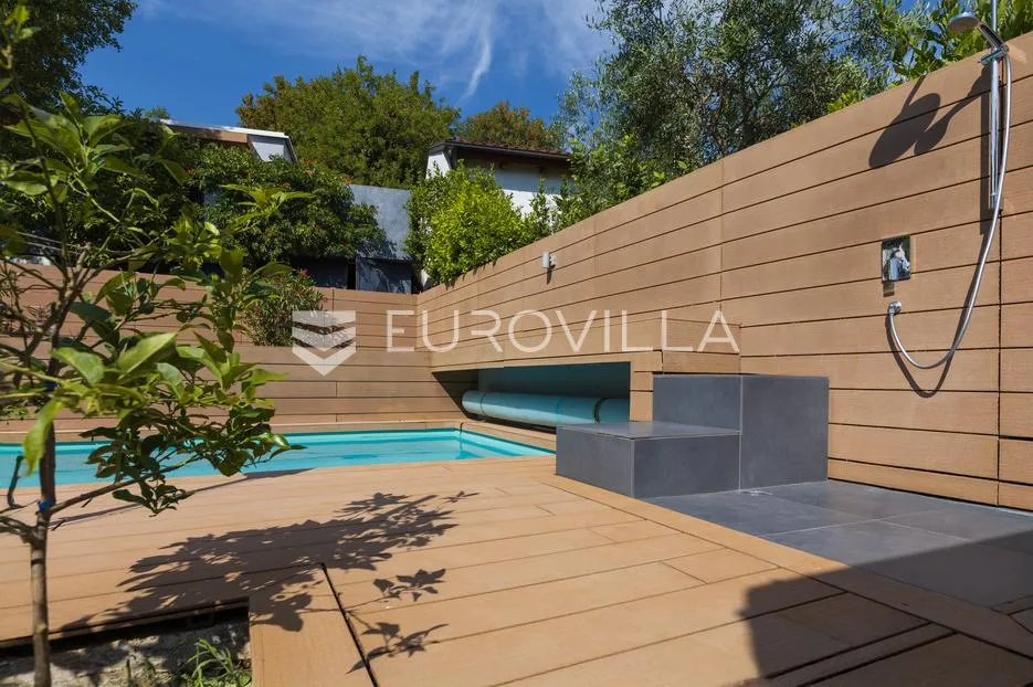 crikvenica, dramalj, moderan trosoban apartman s jacuzzijem, vrtom, bazenom i pogledom na more - slika 3