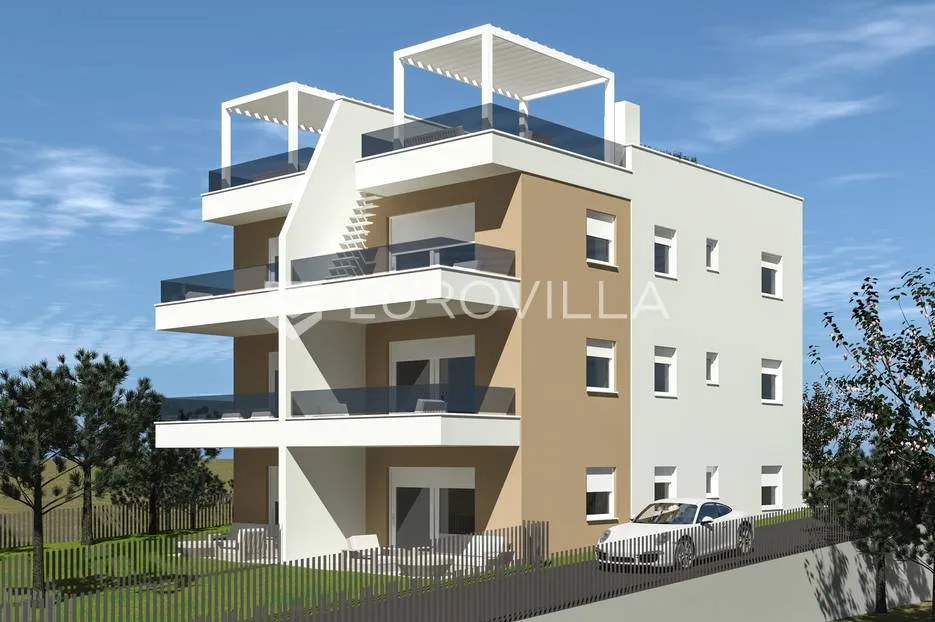pag, mandre trosoban stan, apartman s3 na drugom katu penthouse 71 m² novogradnja - slika 6