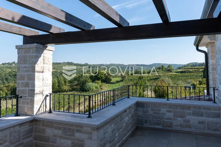 istra, momjan, moderna kamena vila - slika 36