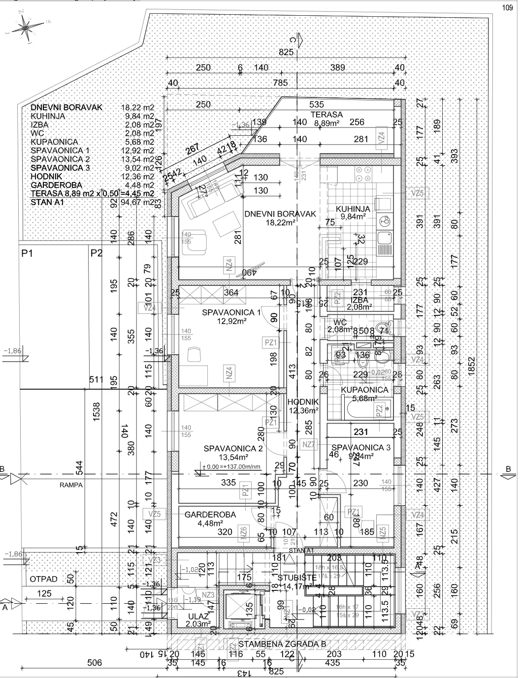 zaprešić, novogradnja, četverosoban stan s terasom 94,67 m² i parking - slika 7