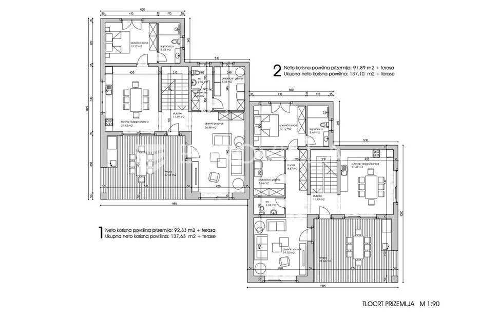 istra, marčana, dvojna kuća nkp 180 m2 u mirnom uređenom naselju - slika 12