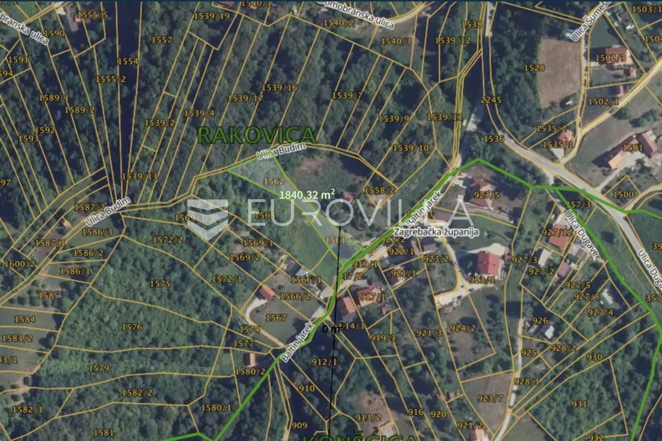 građevinsko zemljište, samobor, kladje zemljište 1878 m2 - slika 2
