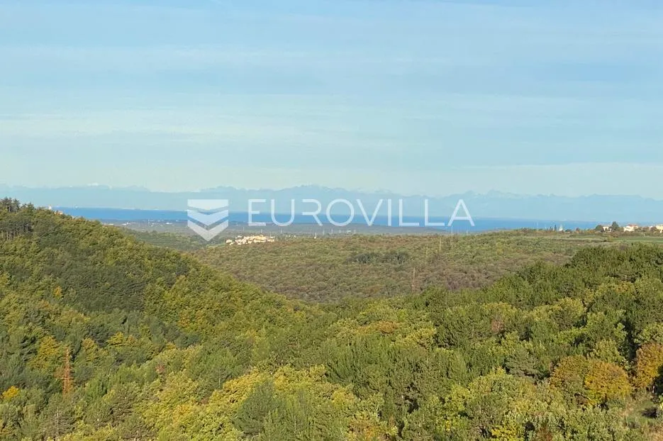 istra, grožnjan, građevinsko zemljište s panoramskim pogledom na more - slika 4
