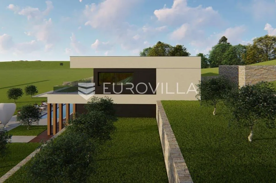 istra, svetvinčenat, prostrano građevinsko zemljište s projektom - slika 13