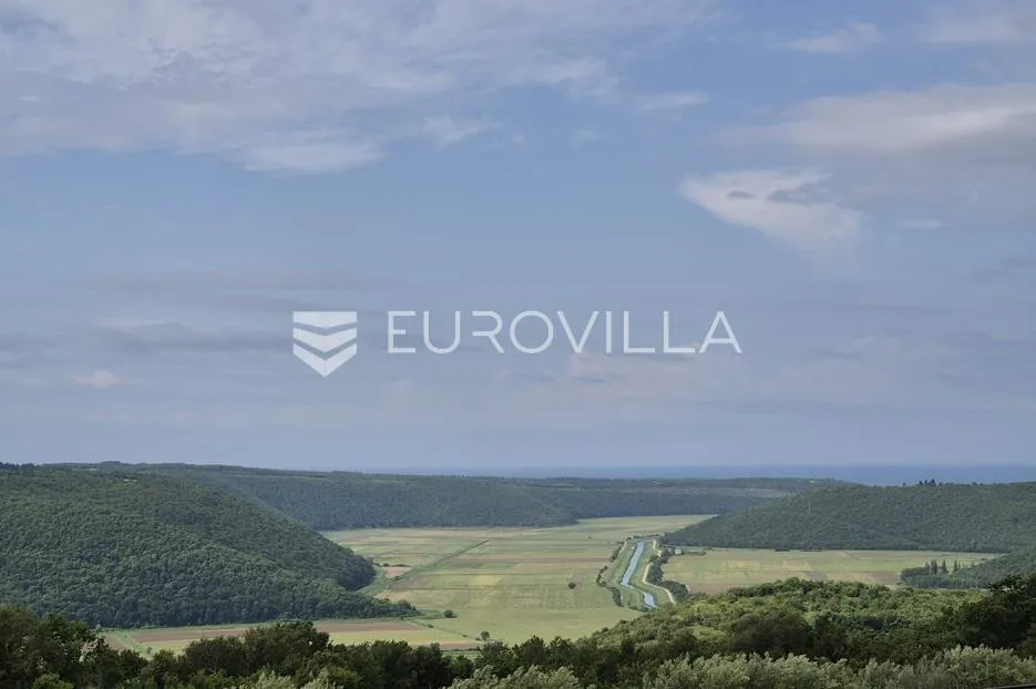istra, grožnjan, vila s bazenom panoramskim pogledom - slika 36