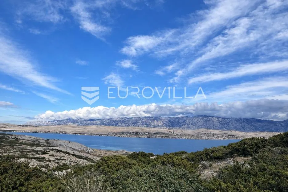 pag, kolan, građevinsko zemljište sa spektakularnim pogledom, 1.776 m² - slika 2