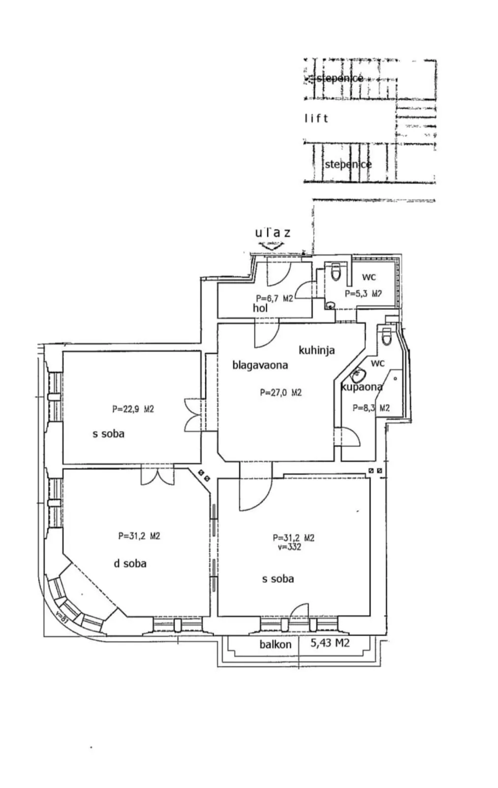 zagreb, centar, trg žrtava fašizma, luksuzan stan na vrhunskoj lokaciji, 140 m² - slika 25