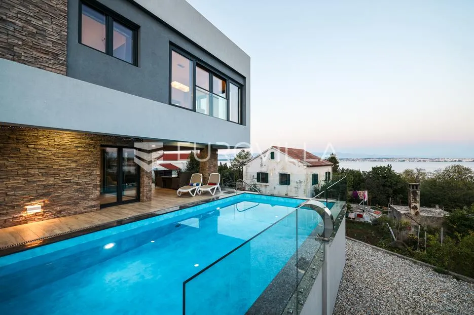 zadar, lukoran, luksuzna vila s pogledom na more - slika 71