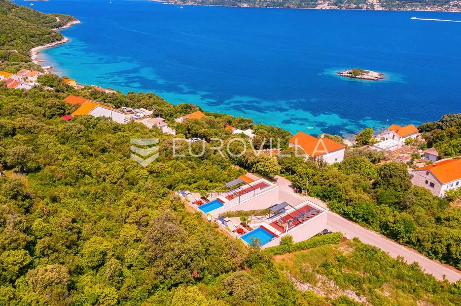 korčula, luksuzne moderne ville blizanke s pogledom na more, jedinstvena ponuda - slika 73