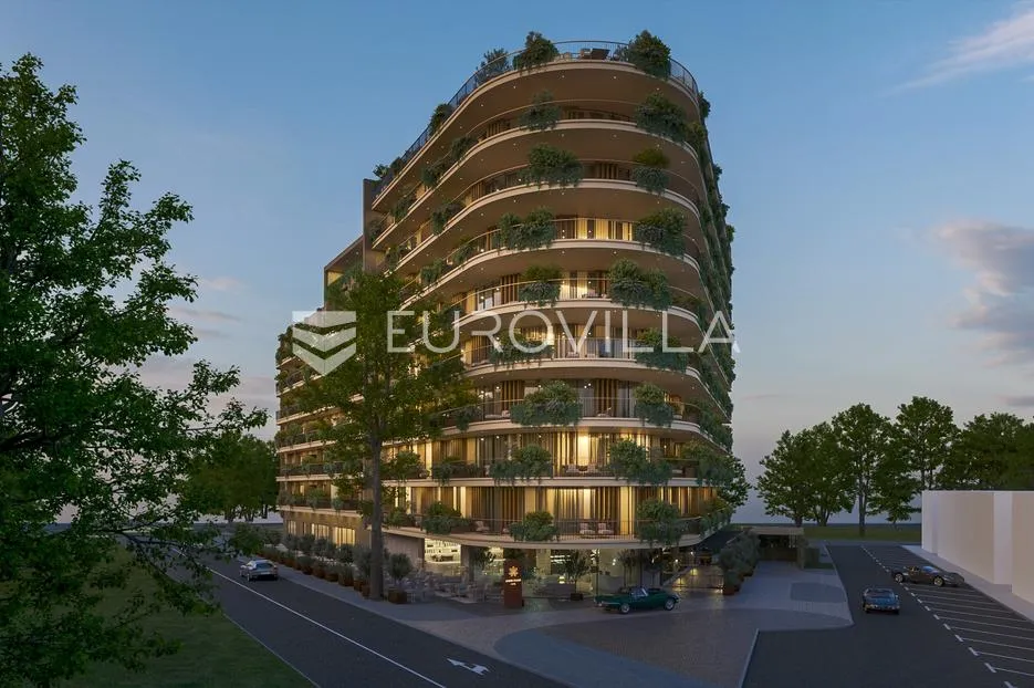 istra, umag, green tower residence, dvosoban apartman s terasom na 4. katu - slika 28