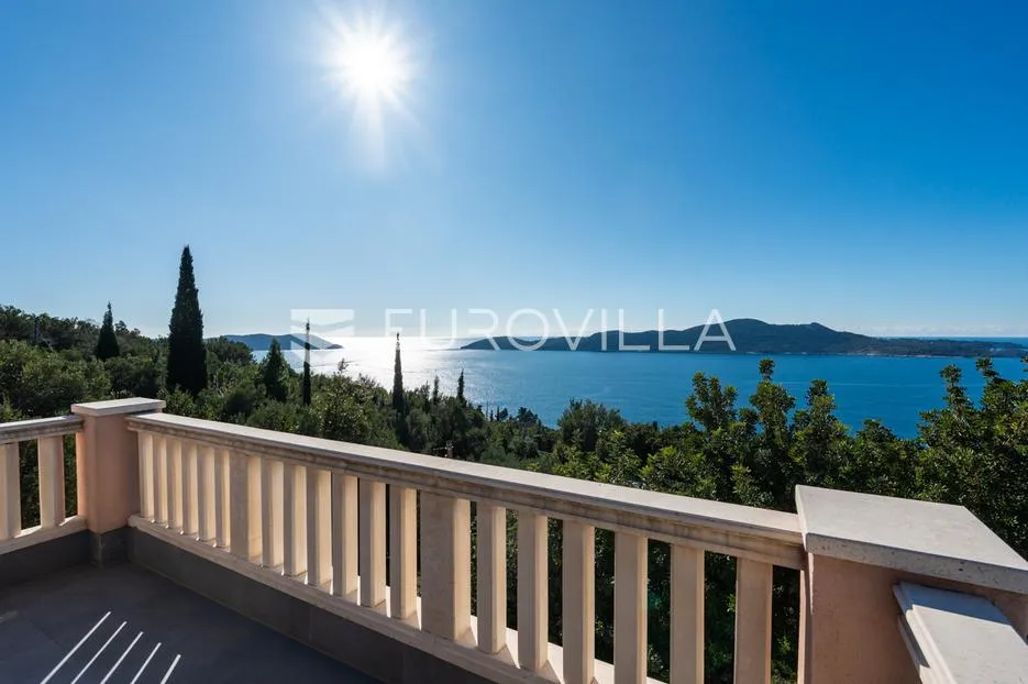 dubrovnik okolica, trsteno, kuća s bazenom i pogledom na more - slika 21