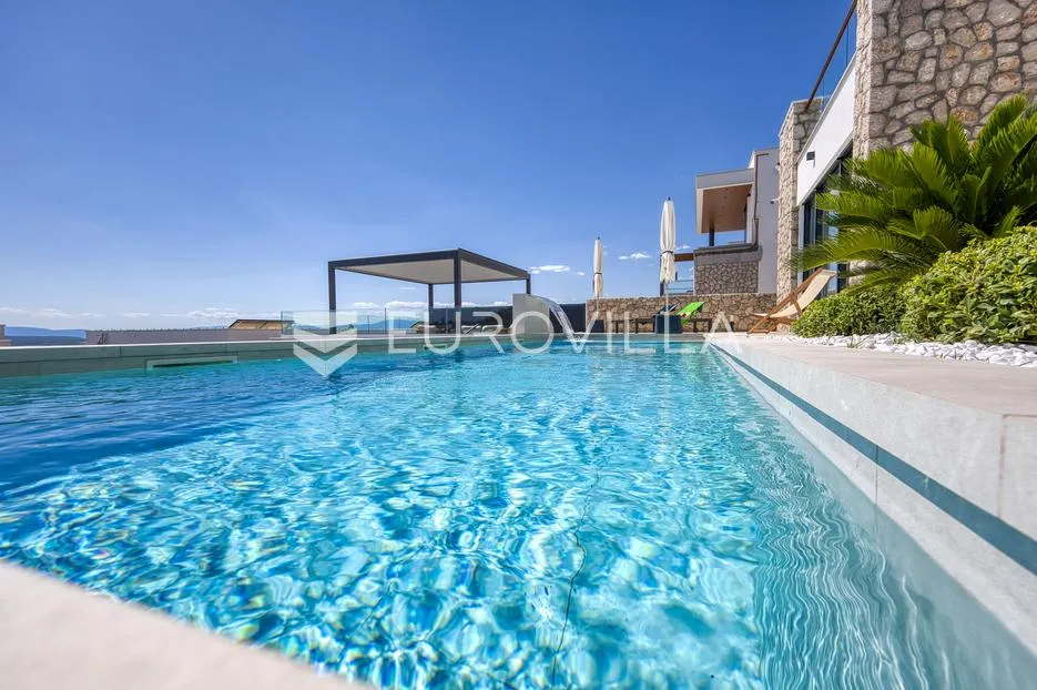 crikvenica, luksuzna vila, kuća, 280 m², okućnica 526 m², pogled na more - slika 4