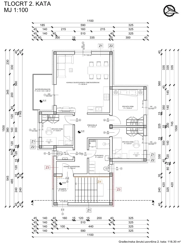 stupnik moderan četverosoban stan 82 m² novogradnja - slika 8
