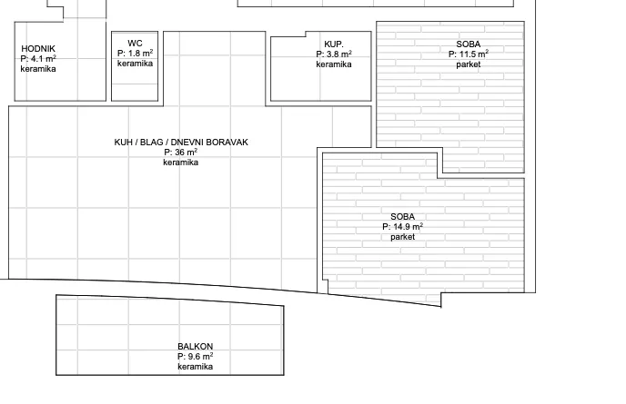 opatija privé, ekskluzivan trosoban stan 86 m², bazen, teretana - slika 24