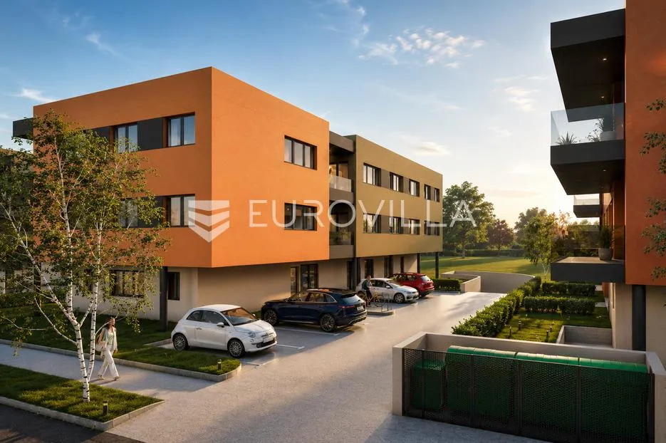 samobor, samoborski vrtovi prekrasan dvosoban stan 40 m² sa parkirnim i garažnim mjestom - slika 1
