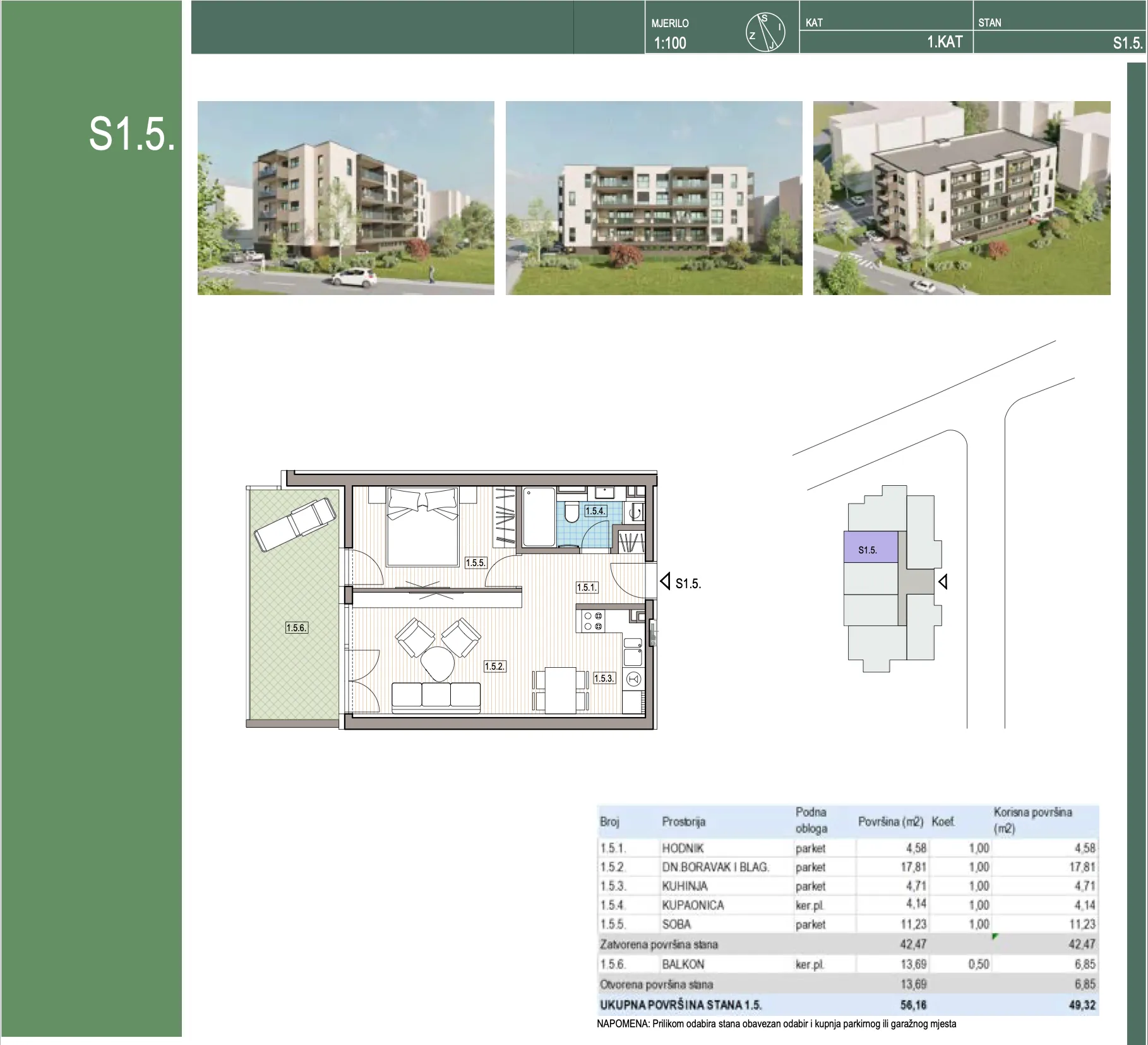 krapinske toplice, dvosoban stan 50 m² na 1. katu novogradnja - slika 8