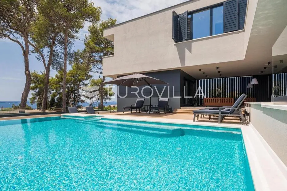 zadar, diklo, prekrasna villa s bazenom i pogledom na more - slika 3