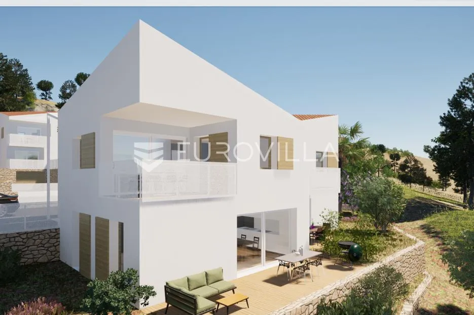 Cres, NOVOGRADNJA stan, trosoban, 87,82 m², novogradnja, stan s okućnicom i pogledom na more