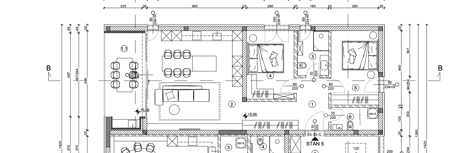 istra, novigrad, predivan trosoban stan u eksluzivnoj novogradnji netto površine 77 m² - slika 20