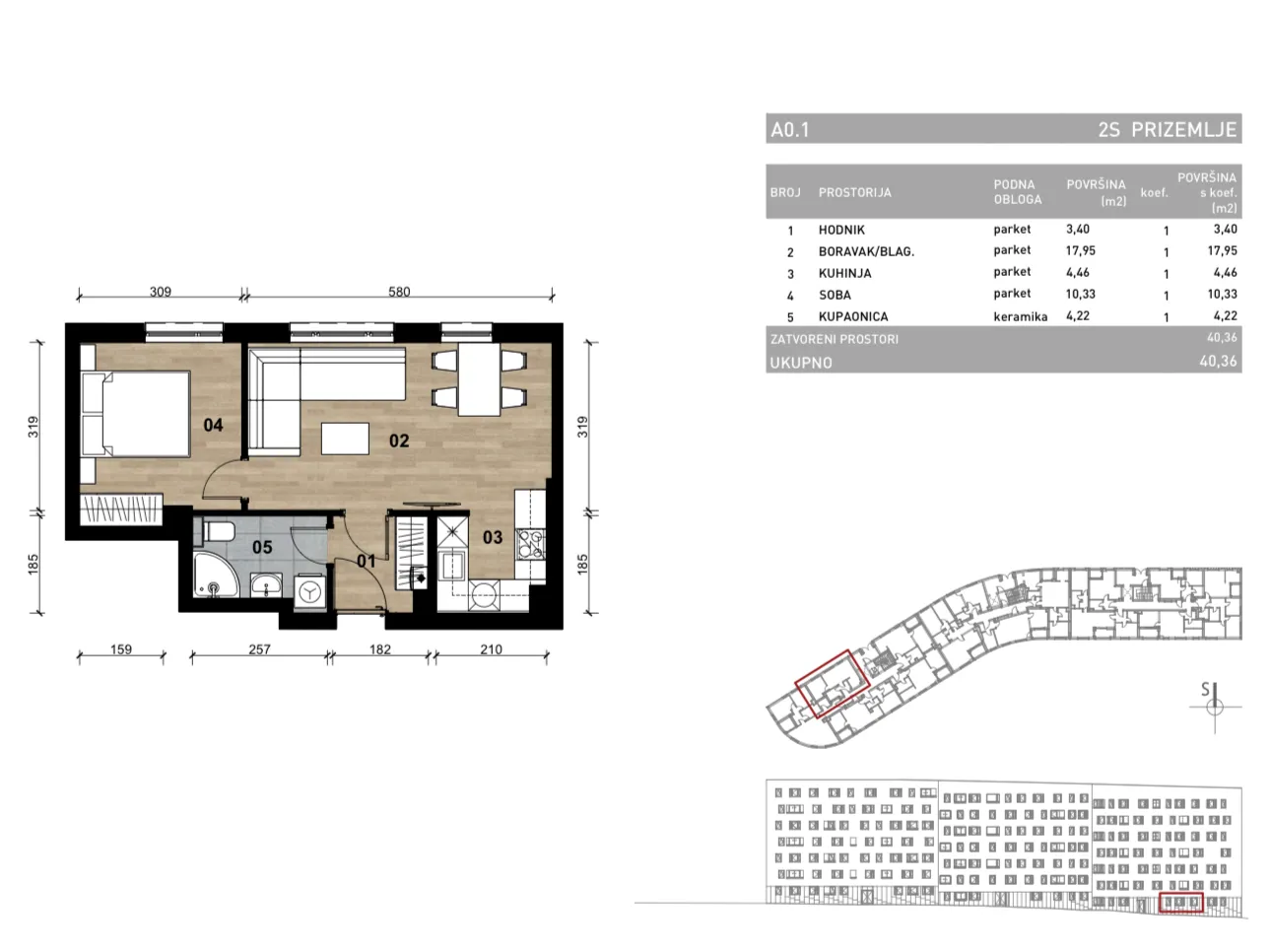 zagreb, dubrava, novogradnja, dvosoban stan u prizemlju, 40 m² - slika 2