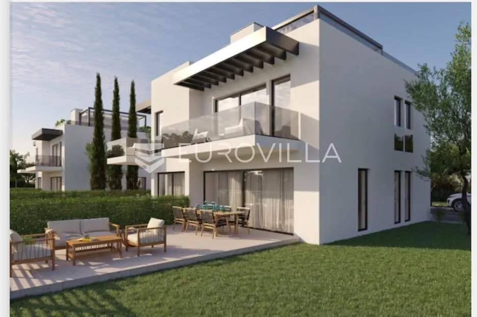 Istra, Novigrad, NOVOGRADNJA, dvojna kuća 500 m od mora - Brtonigla