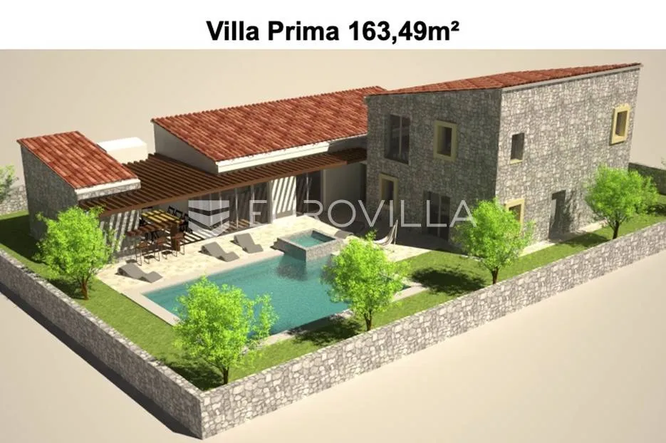 istra, kršan, zemljište 45.000 m² s projektom za 32 ville - slika 4