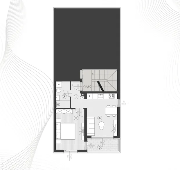 pula, štinjan, eksluzivan jednosoban stan površine 46 m² novogradnja - slika 14
