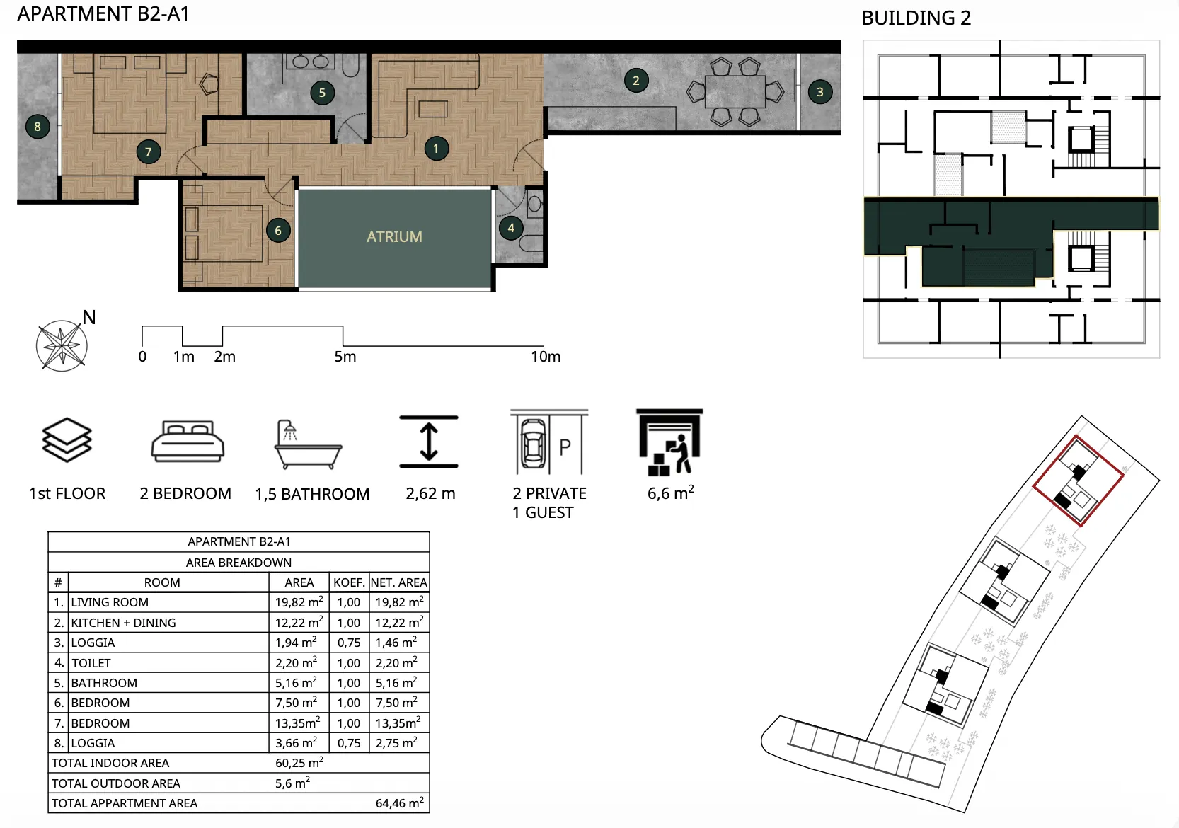 sveta nedelja meridian one, trosoban stan 64 m² - slika 28