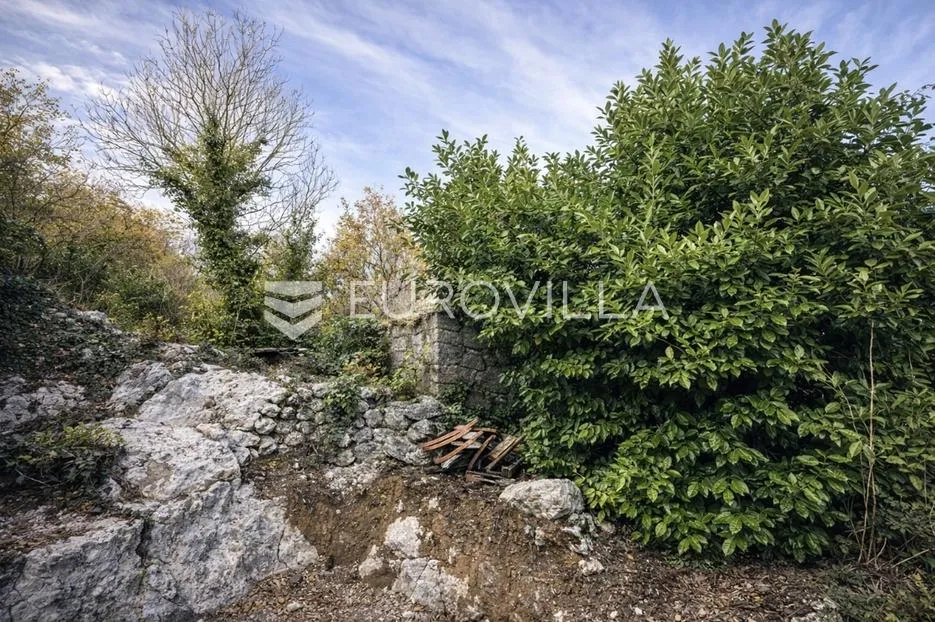 matulji, gornji rukavac, građevinsko zemljište od 725 m² s pogledom na more - slika 3