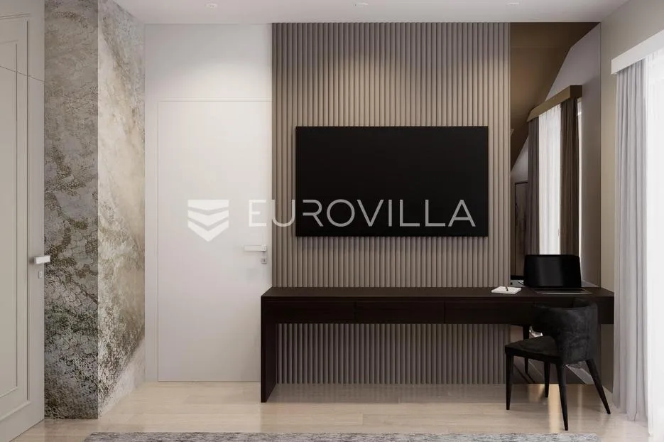istra, rovinj, ekskluzivan penthouse s tri spavaće sobe s pogledom na more i garažom nkp 144m2 - slika 12