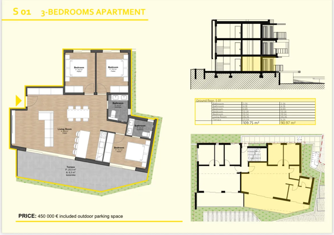 rogoznica, stupin čeline – apartman 02 u prizemlju površine 65 m2, drugi red do mora - slika 5
