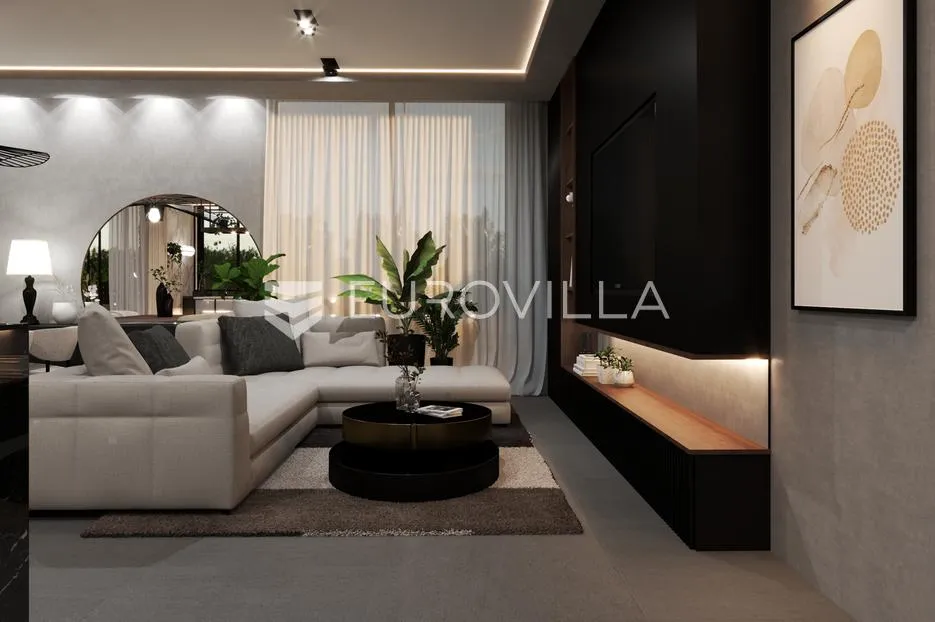 Opatija, trosoban stan garažno parkirno mjesto, neto korisna površina je 108 m² u novogradnji