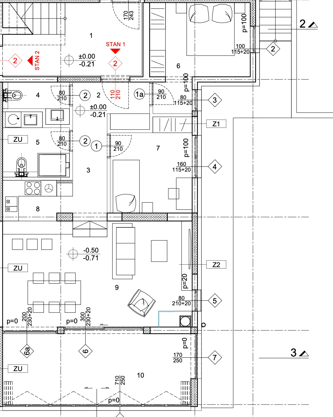 sveta nedelja, atraktivan trosoban stan s 2 parkirna mjesta novogradnja 92 m² - slika 8