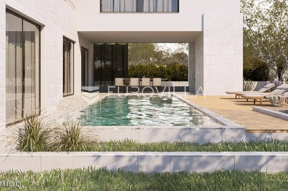 vodice, premium vila s bazenom i jacuzzijem u izgradnji, zemljište 600 m² - slika 3