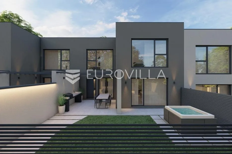 istra, novigrad, moderna nova kuća u nizu 103.10 m², bazen 19.50 m², top lokacija - slika 2