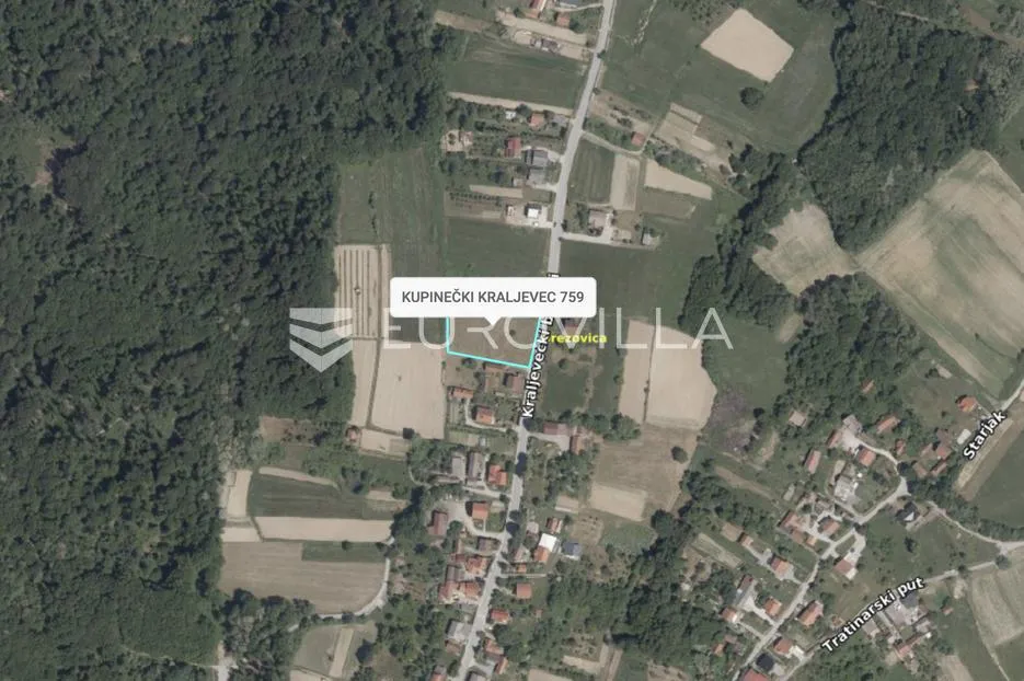 brezovica, kupinečki kraljevec, ekskluzivno građevinsko zemljište površine 4920 m² - slika 2