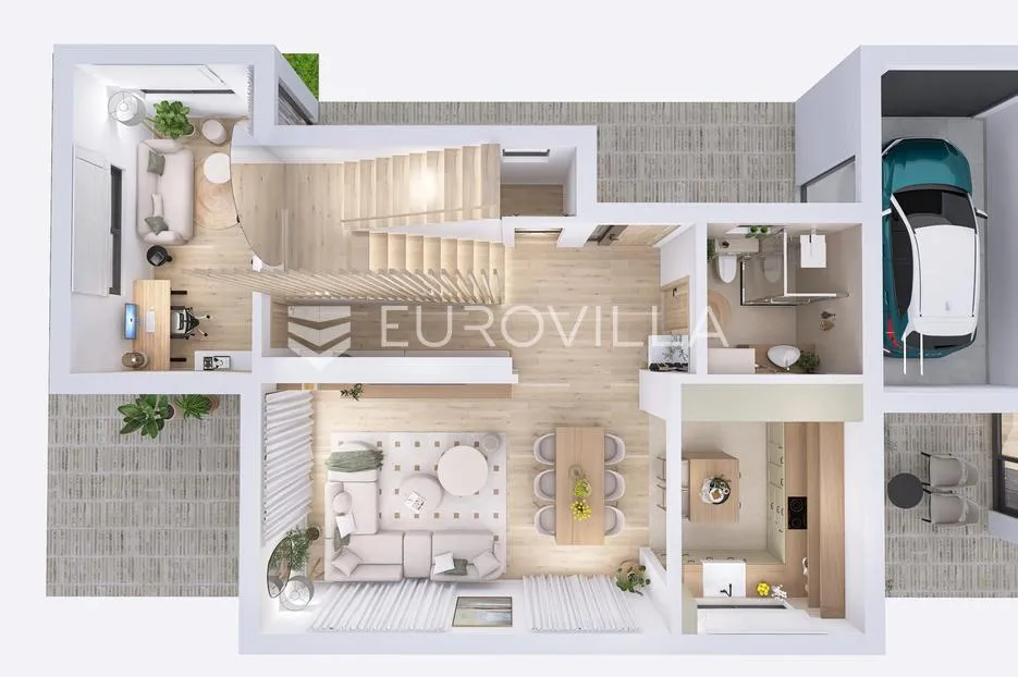 zagreb, bijenik, odlično zemljište 699 m² s građevinskom dozvolom - slika 80