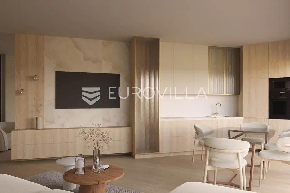 istra, umag — green tower residence, moderan jednosoban stan s terasom na 3. katu - slika 5
