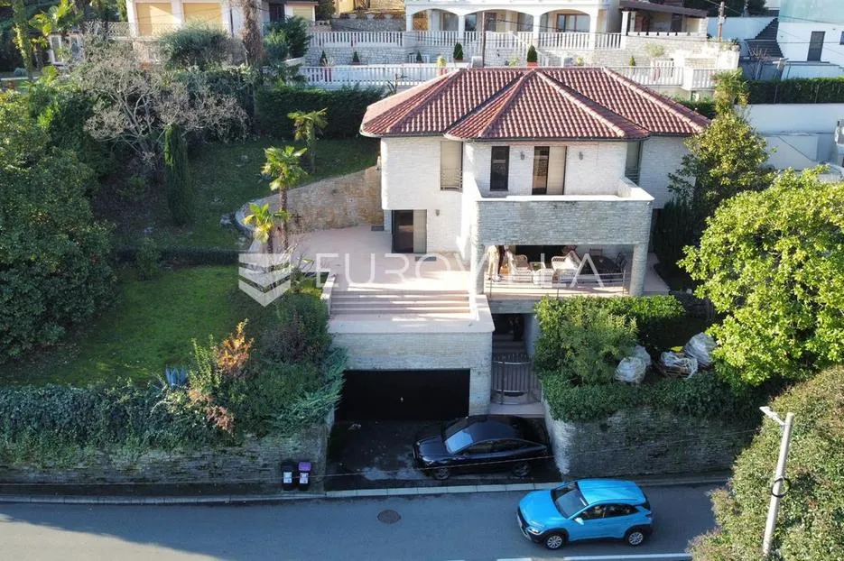 opatija, ičići, prekrasna vila s panoramskim pogledom na more - slika 2
