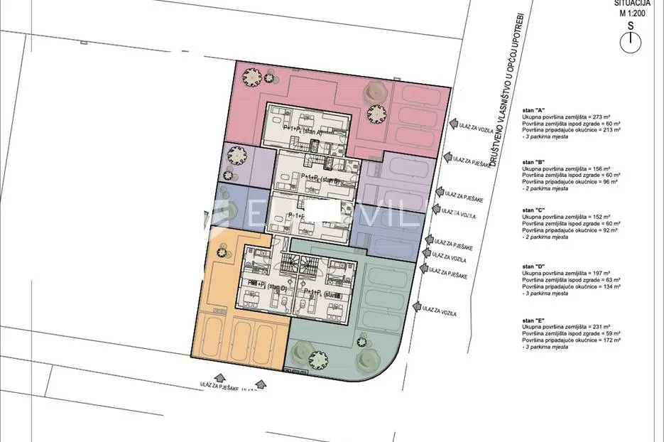 poreč, prekrasan trosobni stan u kući u nizu od 125 m2 s velikim vrtom - slika 13