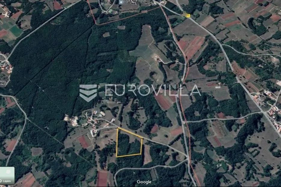 žminj, veliko poljoprivredno zemljište uz sami asfalt i vile s bazenima - slika 2