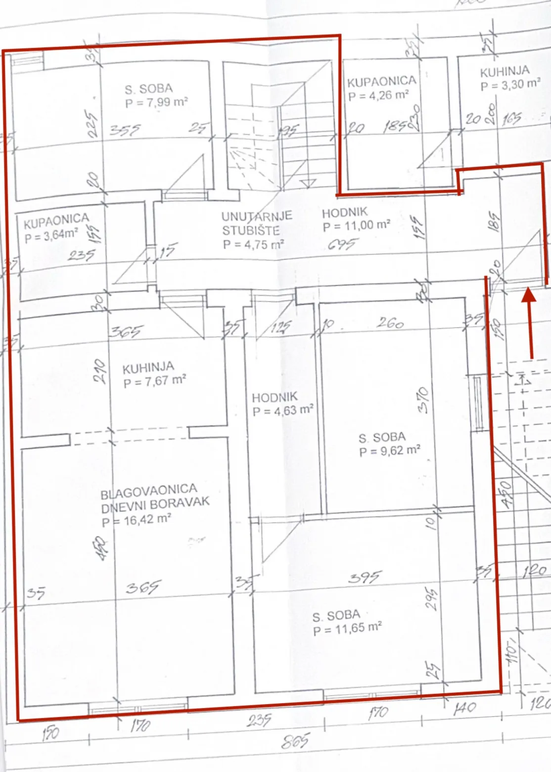 zagreb, srednjaci, novoadaptiran trosoban stan, neto površine 69 m² - slika 8