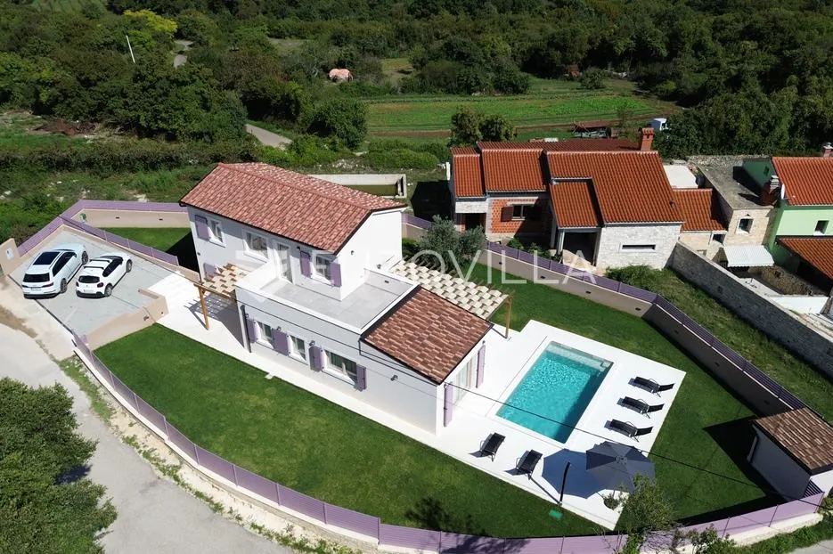 marčana, mutvoran, šarmantna moderna vila s bazenom i vrtom - slika 4