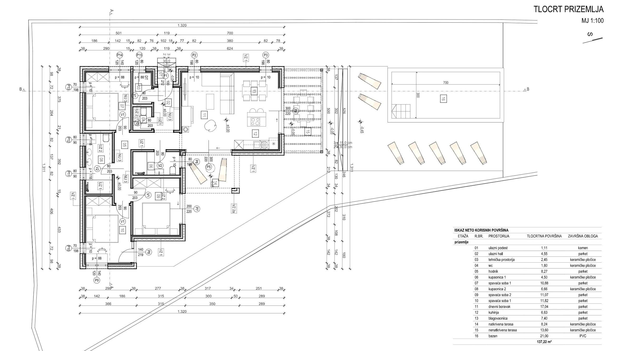 rogoznica, podorljak, novogradnja, moderno uređena kuća s bazenom, 150 m² - slika 30