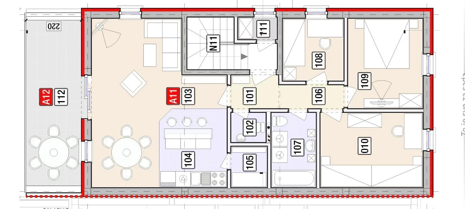 samobor, domaslovec, novogradnja, četverosoban stan, 91 m² - slika 6
