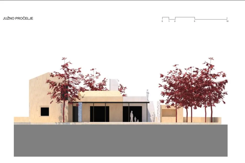 marčana, kavran, građevinsko zemljište s pravomoćnom građevinskom dozvolom, pogled more, 673 m² - slika 2
