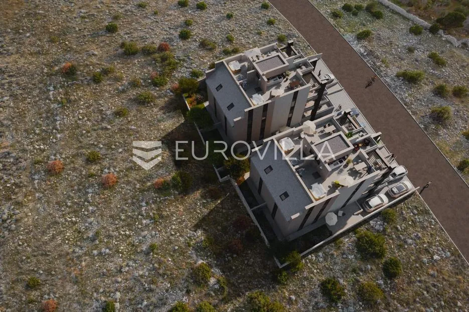 pag, šimuni, dvosoban penthouse 86,94 m² na drugom katu moderne zgrade - slika 6