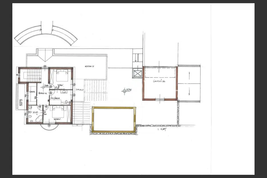 istra, grožnjan, građevinsko zemljište 1529m2 s idejnim projektom za gradnju vile s infinity bazenom - slika 11