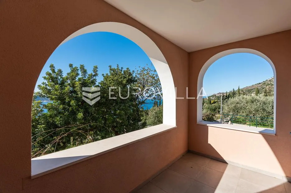 dubrovnik okolica, trsteno, kuća s bazenom i pogledom na more - slika 15