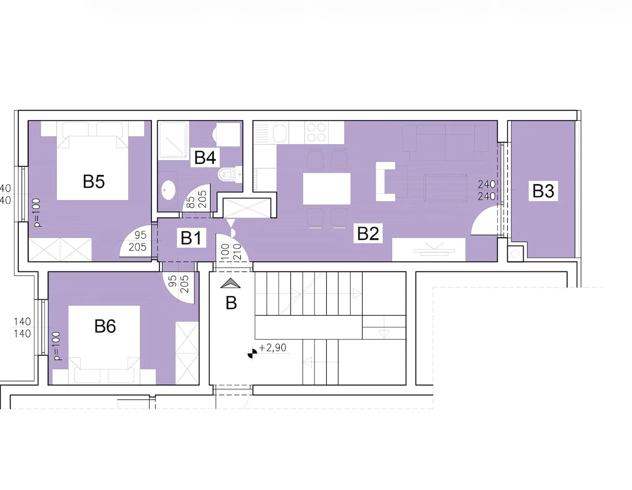 istra, pula, trosoban stan u novogradnji, garaža, spremište, 73.96 m², mogućnost kredita - slika 8